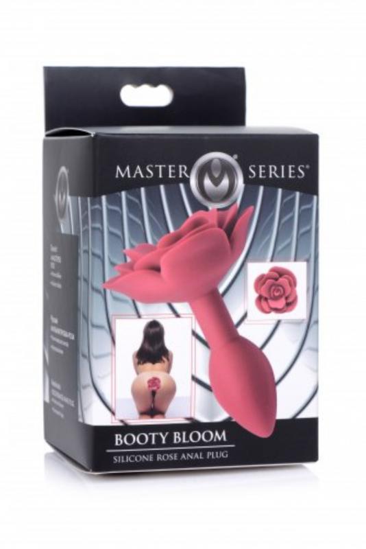 Booty Bloom Silicone Anal Plug With Rose - UABDSM