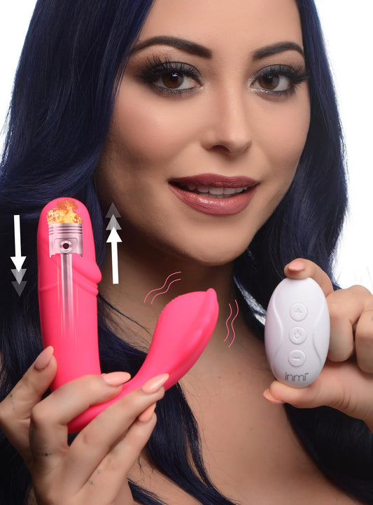 Panty Thumper 7X Thumping Silicone Vibrator with Remote Control - UABDSM