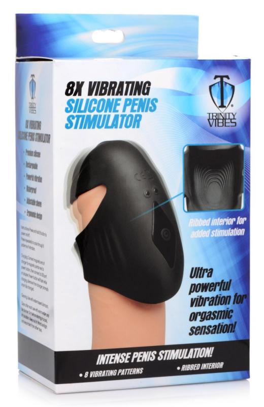 Vibrating Silicone Penis Sleeve - UABDSM