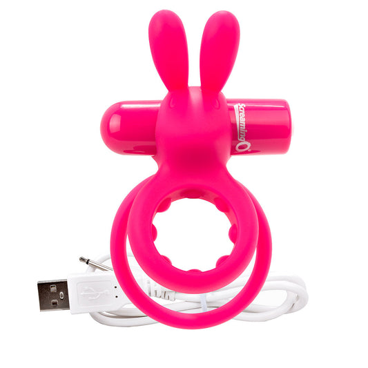 Screaming O O Hare Rechargeable Rabbit Cock Ring - UABDSM