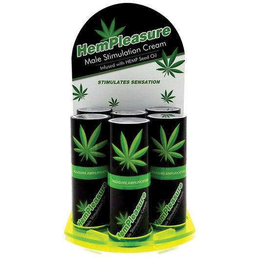 Hempleasure for Men .5 Oz 6 Bottle Display - UABDSM
