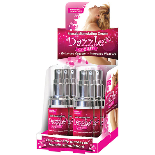 Dazzle Female Stimulating Cream .5oz Display of 6 - UABDSM