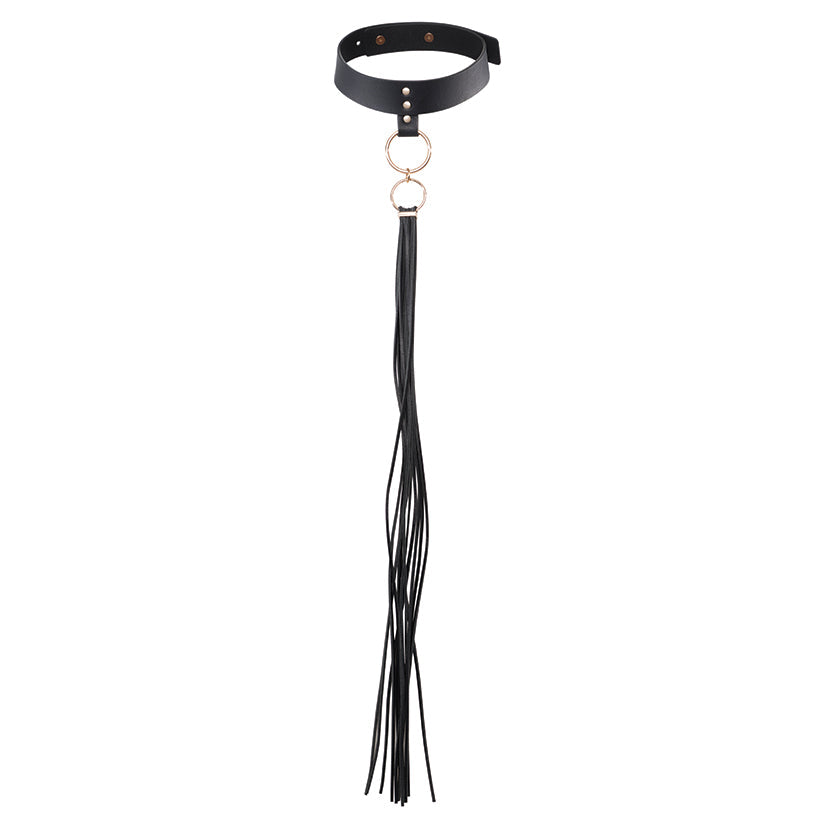 Bijoux Maze Tassel Choker-Black - UABDSM