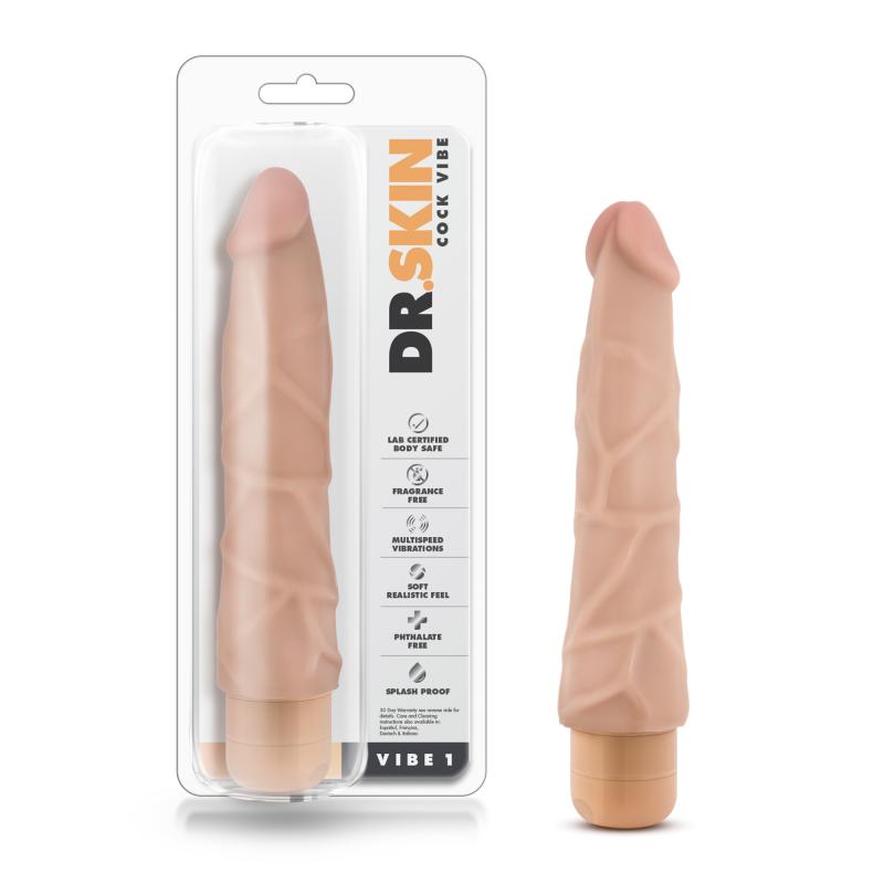 Dr. Skin - Cock Vibe No1 Vibrator - Beige - UABDSM