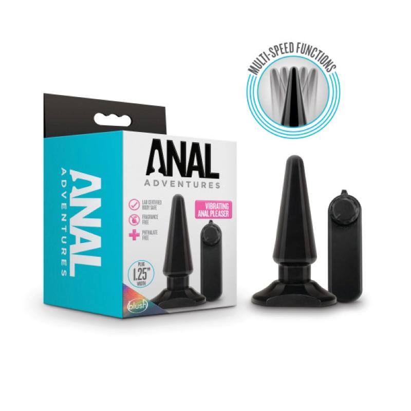 Anal Adventures - Basic Vibrating Anal Plug - UABDSM