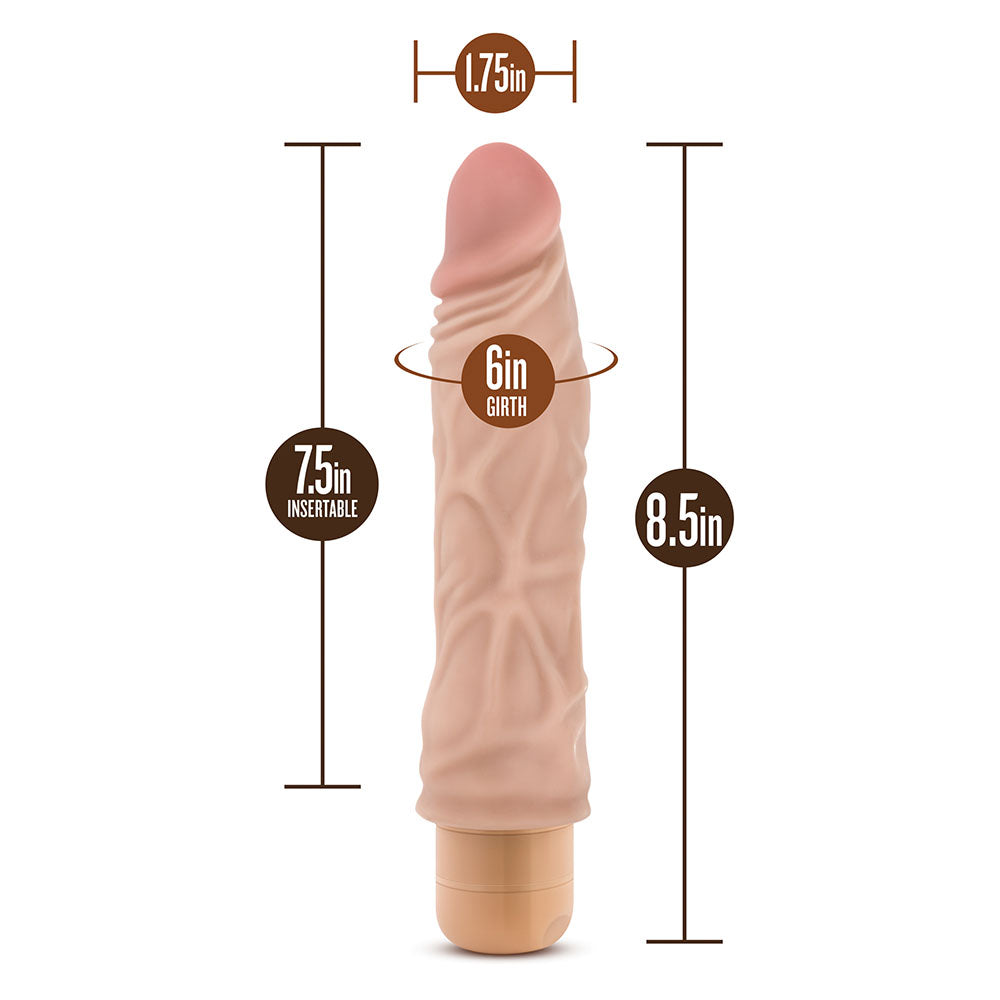 Dr. Skin Cock Vibe 10 Vibrating Dildo 8.5 Inches - UABDSM