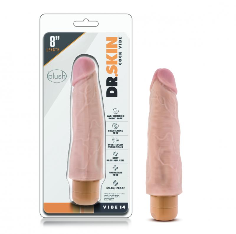 Dr. Skin - Cock Vibe No14 Vibrator - Beige - UABDSM