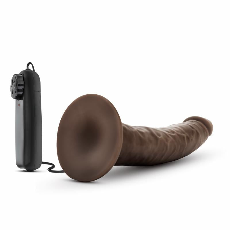 Dr. Skin - Dr. Dave Vibrator With Suction Cup - Chocolate - UABDSM