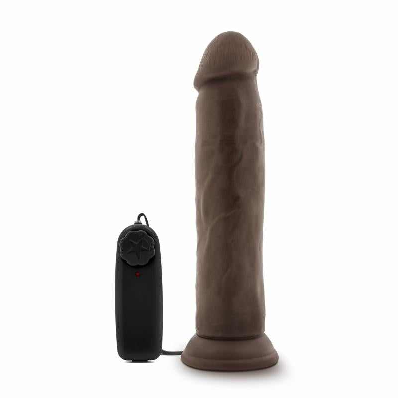 Dr. Skin - Dr. Throb Vibrator With Suction Cup 9.5 - Chocolate - UABDSM