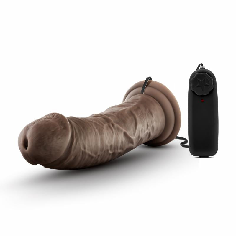 Dr. Skin - Dr. Joe Vibrator With Suction Cup 8 - Chocolate - UABDSM