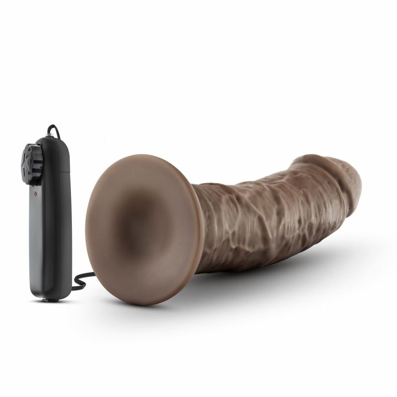 Dr. Skin - Dr. Joe Vibrator With Suction Cup 8 - Chocolate - UABDSM