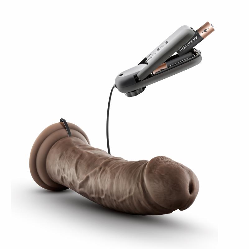 Dr. Skin - Dr. Joe Vibrator With Suction Cup 8 - Chocolate - UABDSM