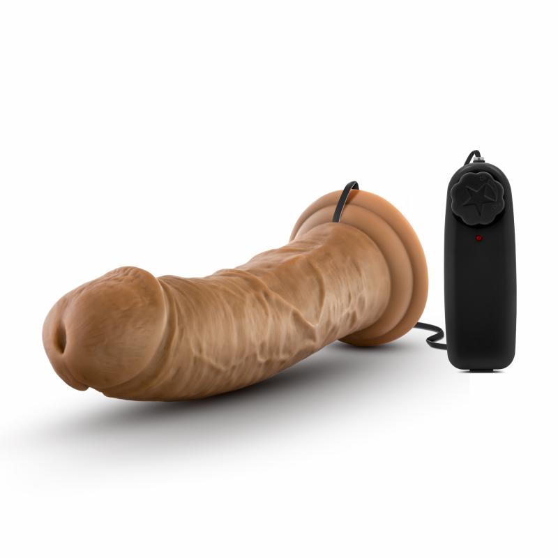 Dr. Skin - Dr. Joe Vibrator With Suction Cup 8 - Mocha - UABDSM