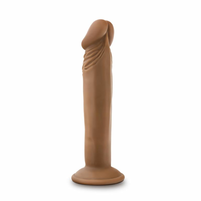 Dr. Skin - Dr. Small Dildo With Suction Cup 6.5 - Mocha - UABDSM