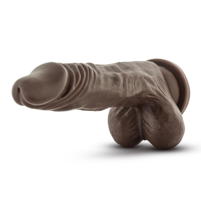 Dr. Skin - Realistic Dildo With Suction Cup 8.5 - Chocolate - UABDSM