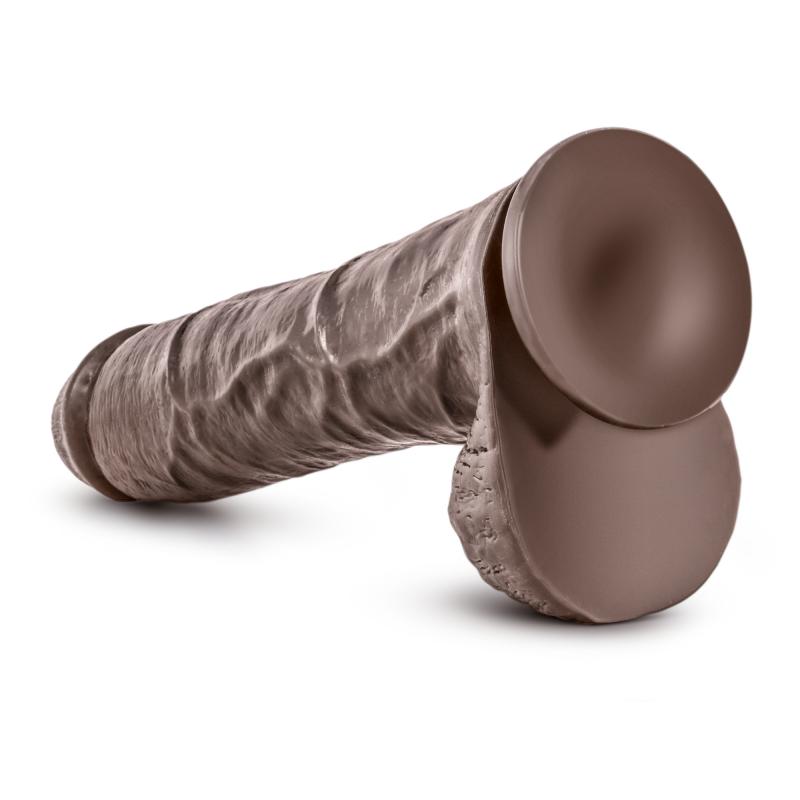 Dr. Skin - Mr. Savage Dildo With Suction Cup 11.5  - Chocolate - UABDSM