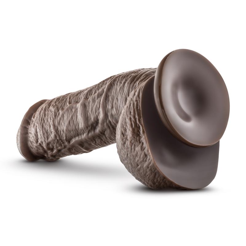 Dr. Skin - Mr. D. Dildo With Suction Cup 8.5 - Chocolate - UABDSM
