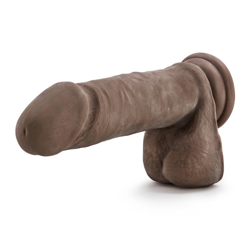 Dr. Skin - Mr. Magic - 9 Inch Dildo With Suction Cup - Chocolate - UABDSM