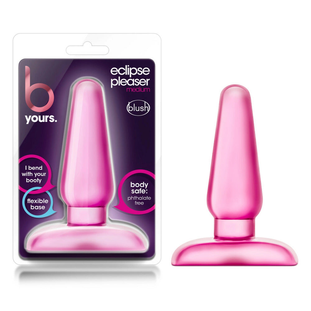 B Yours Eclipse Anal Pleaser Butt Plug Medium Pink - UABDSM