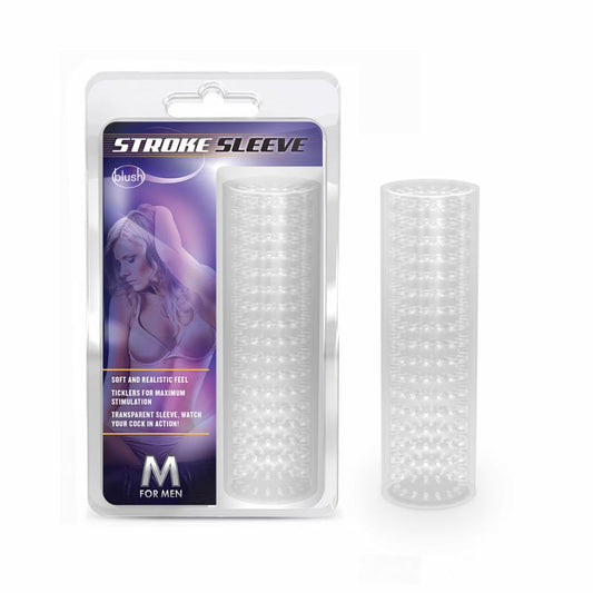 M For Men - Stroke Sleeve Masturbator - Clear - UABDSM
