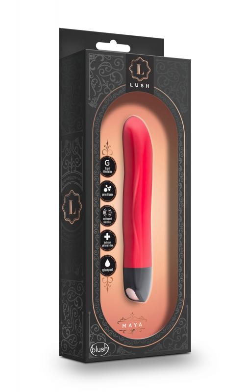 Lush Maya G spot Vibrator Red Adult Sex Toys Intimate