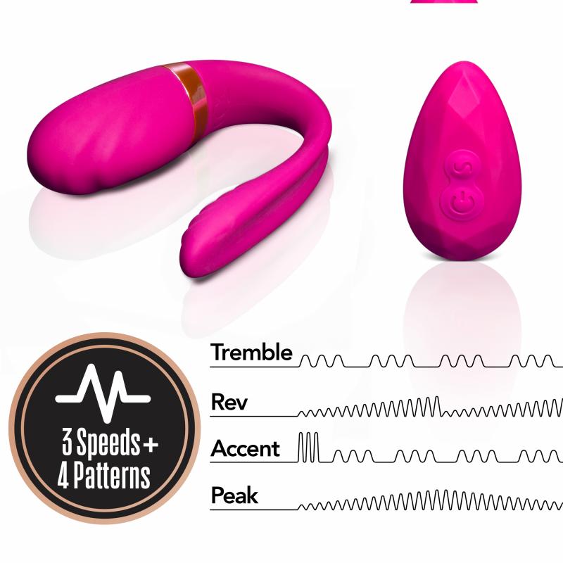 Lush Ava Couples Vibrator - Pink - UABDSM