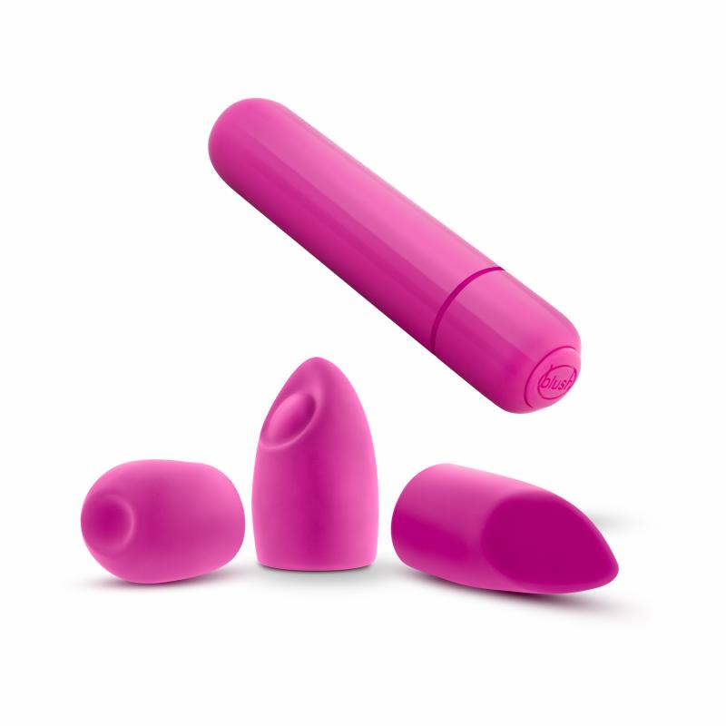 Rose - Euphoria Bullet Vibrator With Tips - Pink - UABDSM