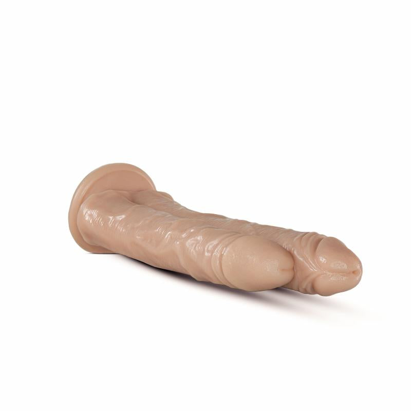 Dr. Skin - Double Trouble - Double Shaft Dildo 10.5 - Vanilla - UABDSM