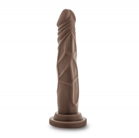 Dr. Skin - Realistic Dildo With Suction Cup 7.5 - Chocolate - UABDSM