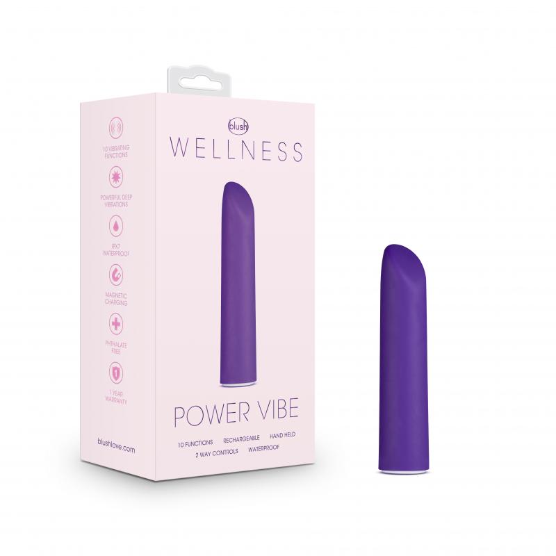 Wellness - Power Vibe Bullet Vibrator - Purple - UABDSM