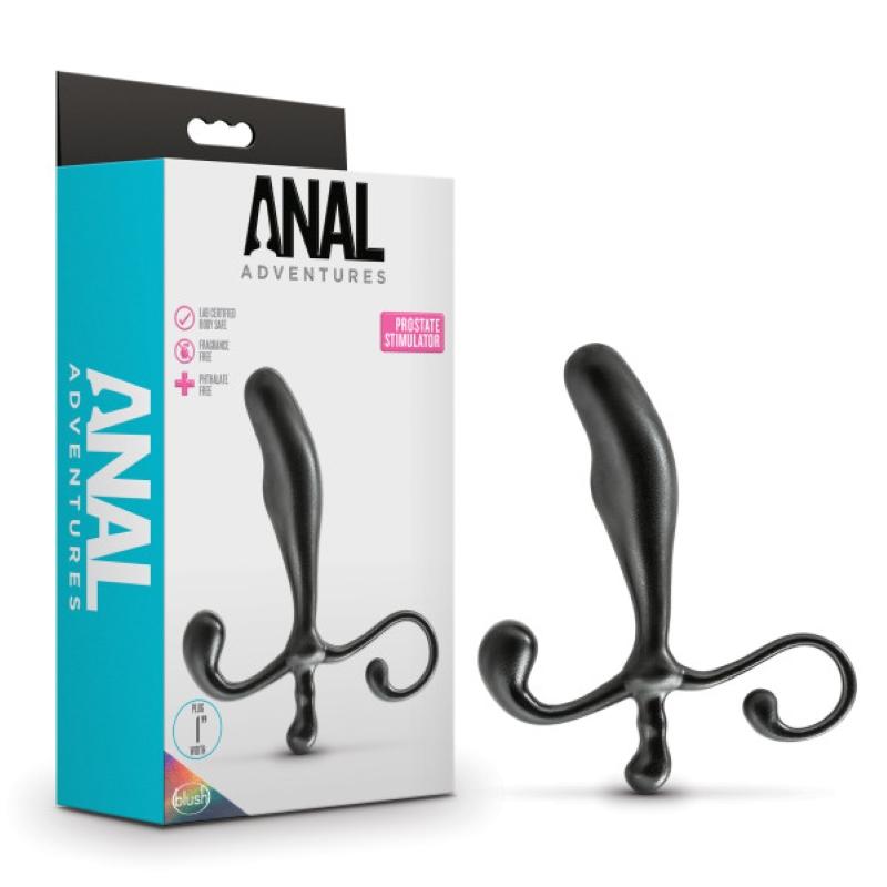 Anal Adventures - Prostate Stimulator - Black - UABDSM