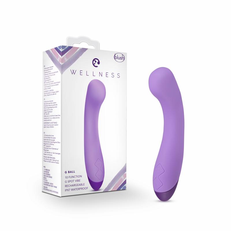 Wellness - G Ball Vibrator - Purple - UABDSM