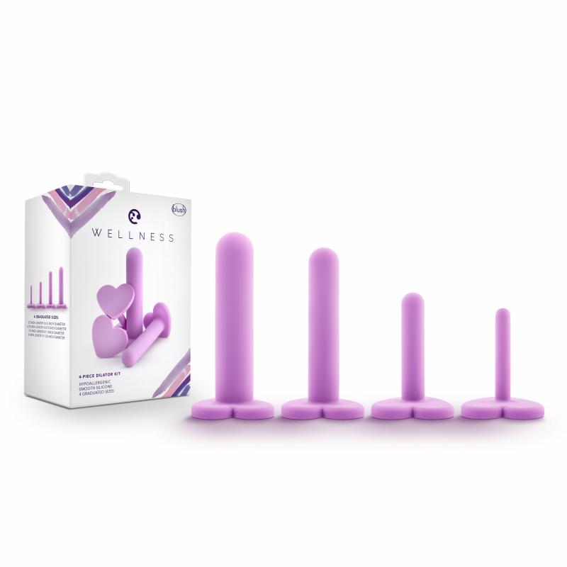 Wellness - Silicone Vaginal Dilator Kit - Purple - UABDSM