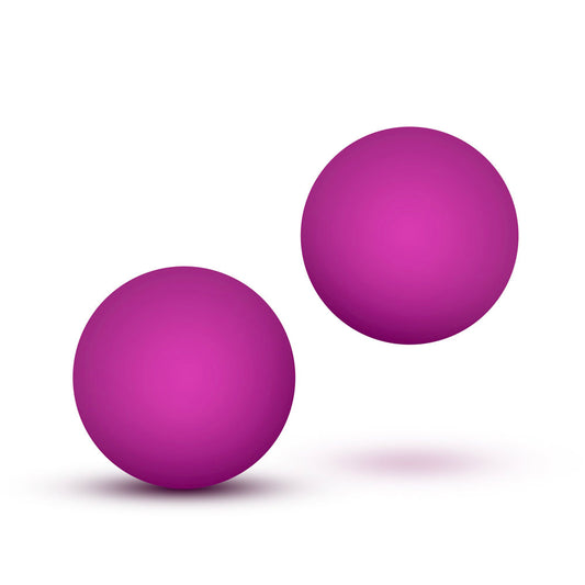 Luxe Pink Double O Kegel Balls Weighted 1.3 Ounce - UABDSM