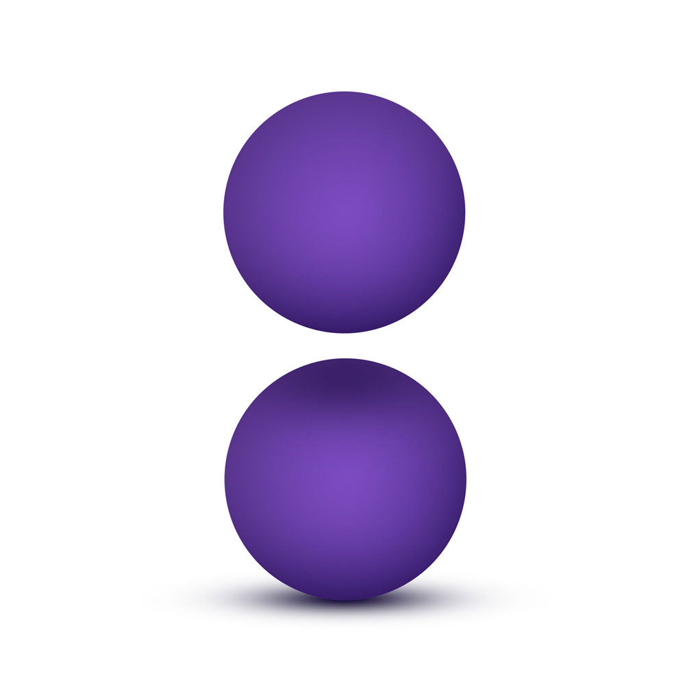 Luxe Purple Double O Kegel Balls Weighted 0.8 Ounce - UABDSM