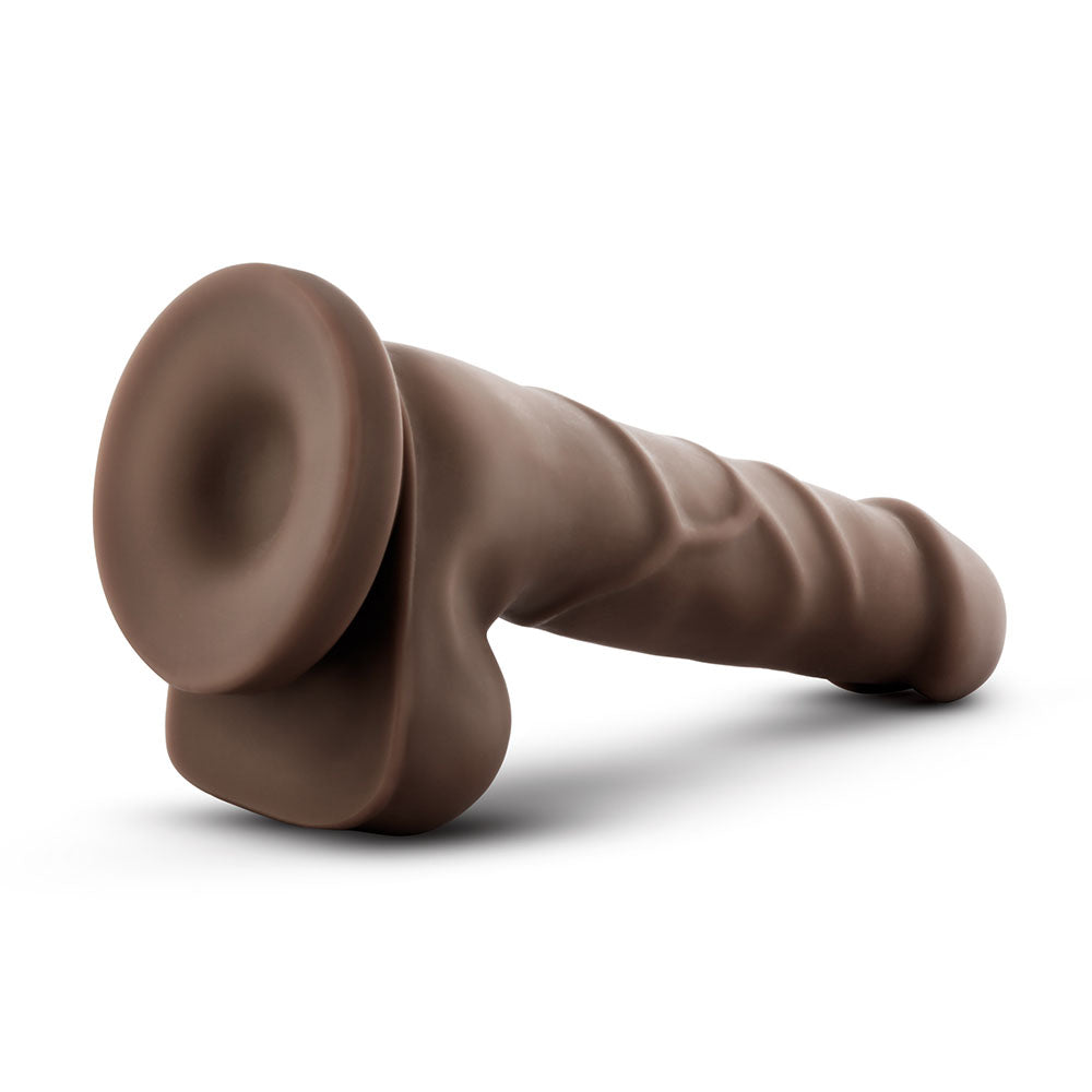 Dr Skin Realistic Cock Basic 7 Inch  Chocolate Dildo - UABDSM