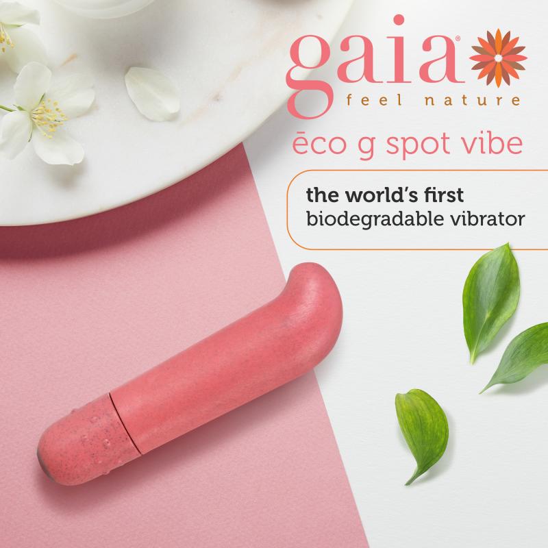 Gaia Eco G-spot Vibrator - Coral - UABDSM