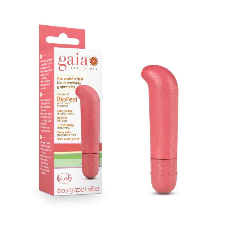 Gaia Eco G-spot Vibrator - Coral - UABDSM