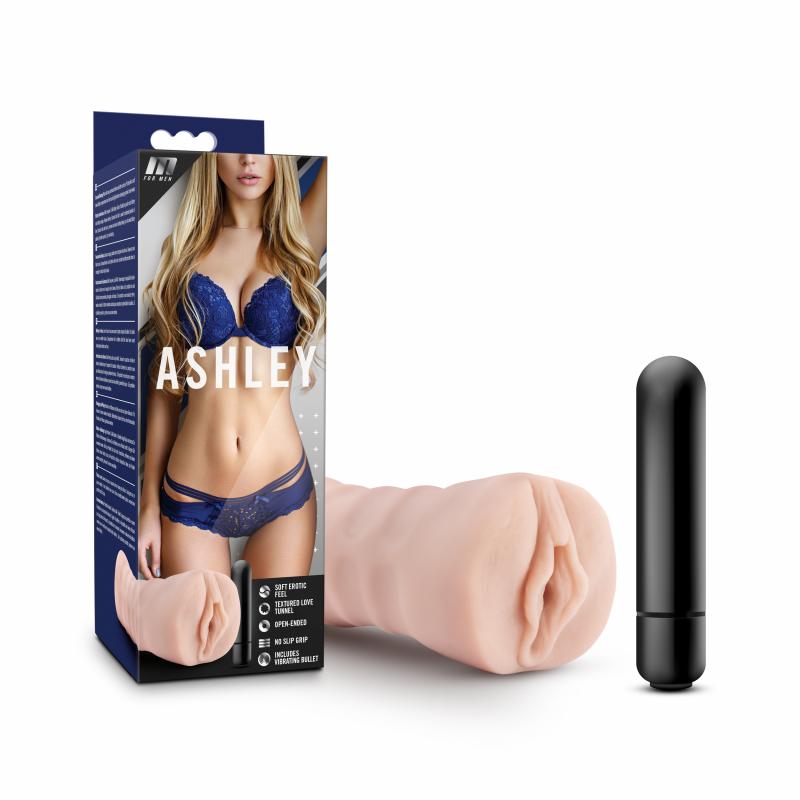 M For Men - Ashley Masturbator With Bullet Vibrator - Vagina - UABDSM