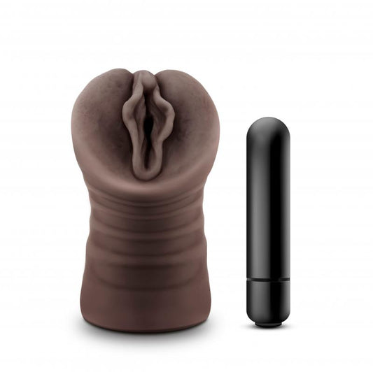 Hot Chocolate - Alexis Masturbator With Vibrating Bullet - Vagina - UABDSM