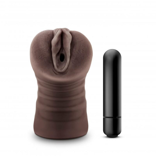 Hot Chocolate - Brianna Masturbator With Vibrating Bullet - Vagina - UABDSM