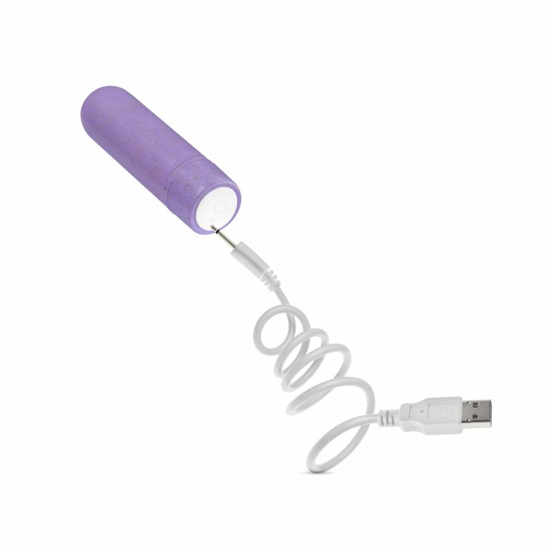 Gaia Eco Rechargeable Bullet Vibrator - Lilac - UABDSM