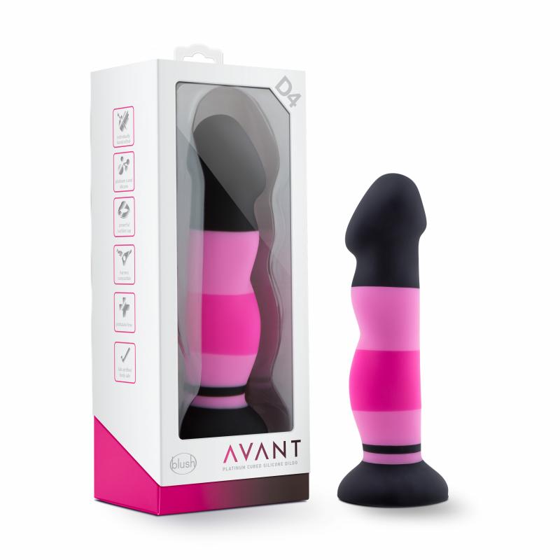 Avant - Silicone Dildo With Suction Cup - Sexy In Pink - UABDSM