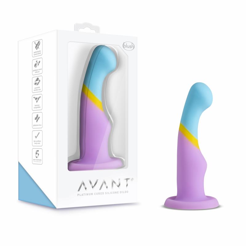 Avant - Silicone Dildo With Suction Cup - Heart Of Gold - UABDSM