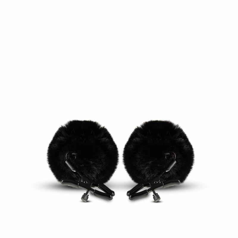 Noir - Pom Adjustable Nipple Clamps - Black - UABDSM