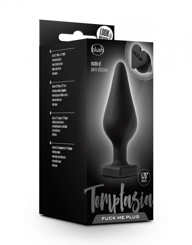 Temptasia - Fuck Me Anal Plug - Black - UABDSM