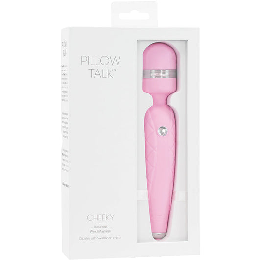 Pillow Talk Cheeky Wand With Swarovski Crystal - Pink - UABDSM