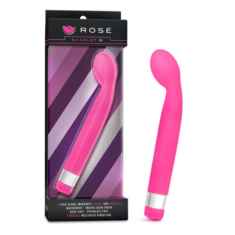 Rose - Scarlet G-spot Vibrator - Pink - UABDSM