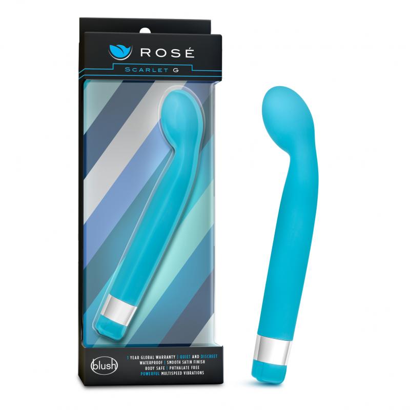 Rose - Scarlet G-spot Vibrator - Blue - UABDSM