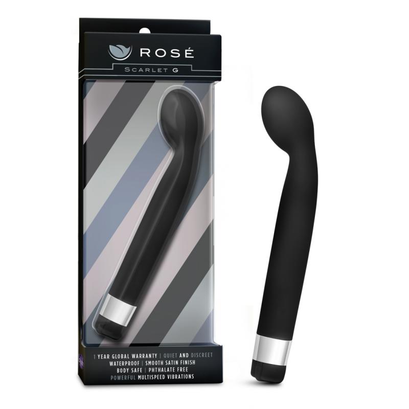 Rose - Scarlet G-spot Vibrator - Black - UABDSM